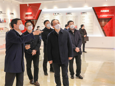 2023年1月，浙江省委常委、組織部長王成來紅獅集團調研企業黨建、“未來工廠”、人才建設等工作